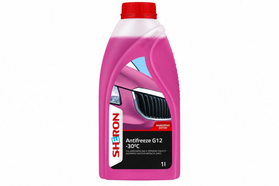 Liquide de refroidissement antigel G12 -30 °C rose 1 L SHERON Image
