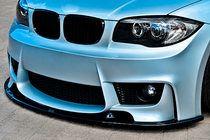 BMW 1 Series E81/E82/E87/E88 2004-2011 Lame avant DPT (pour 1M E87, 2004-2008, noir brillant) photo 1