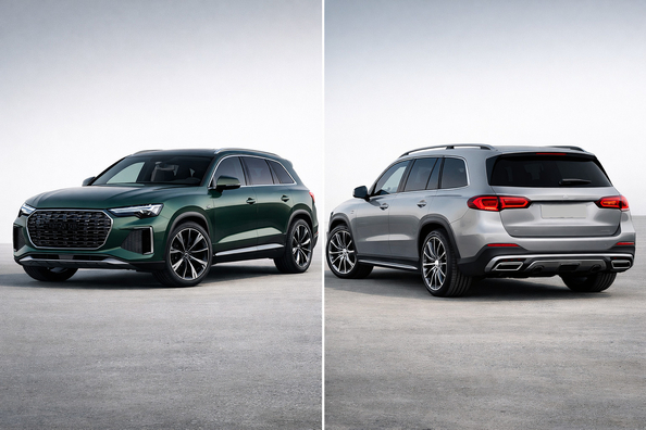 Audi Q9 2027 vs Mercedes-Benz GLS 2027 : prix, moteurs, fiche technique et le meilleur choix Photo 1