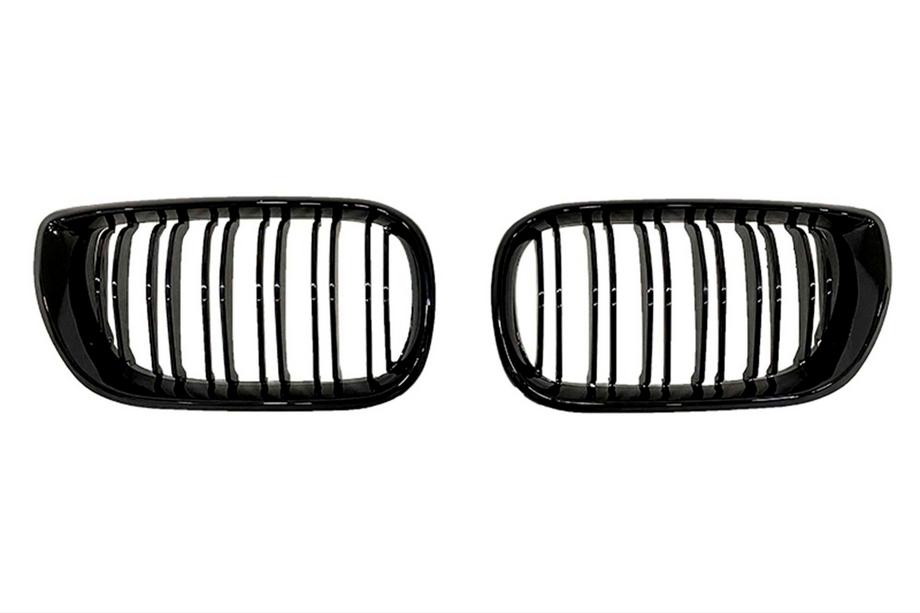 BMW 3 Series E46 1998-2006 Grilles haricots M-Look DPT (1997-2001, noir brillant) Image