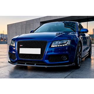 Lame avant de pare-chocs Lip DPT V2 (Pour S-Line, 2007-2011, noir brillant) Audi A5 2007-2015 photo 1
