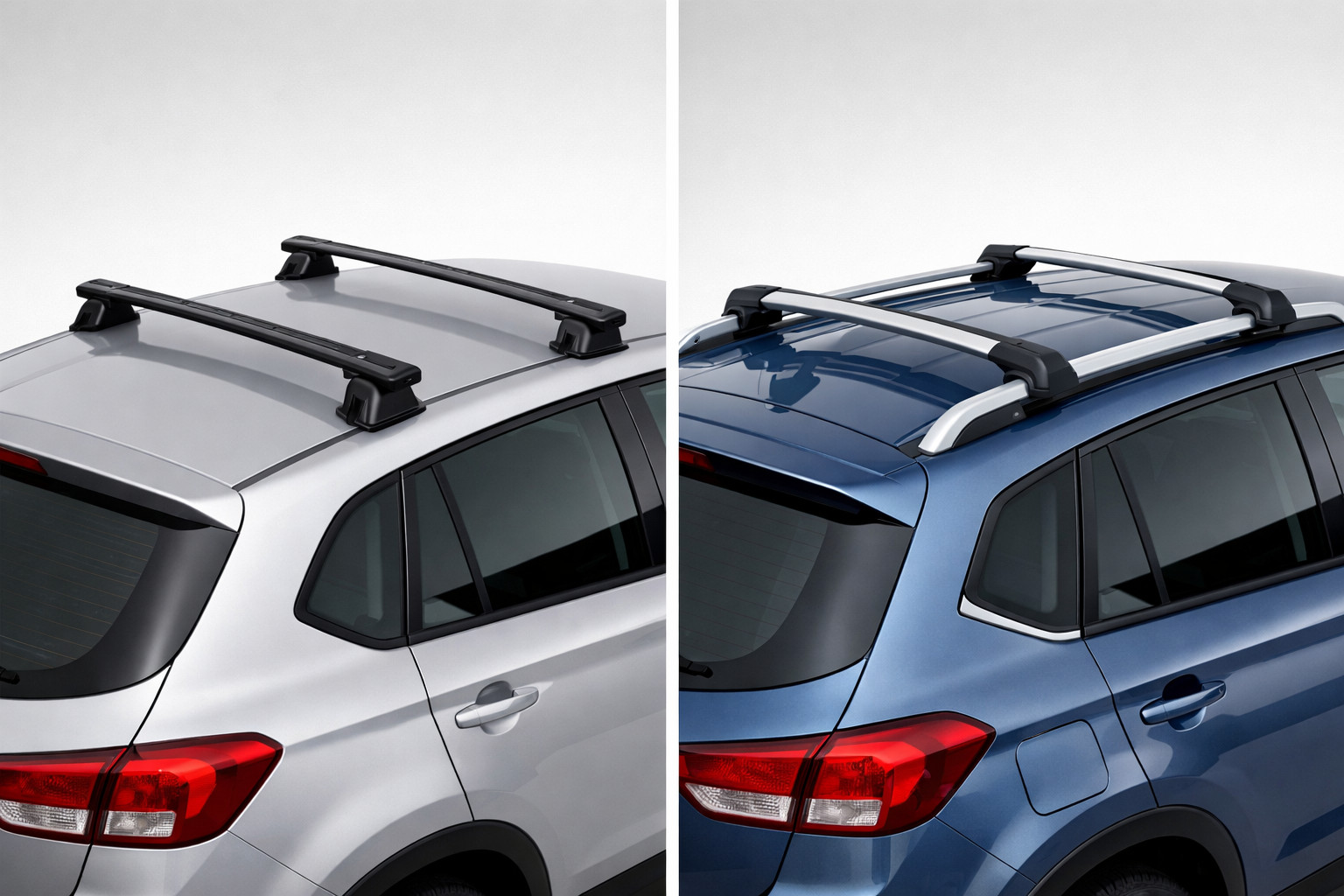 Barres de toit pour toit lisse ou pour rails: quelle option est la plus rentable ?