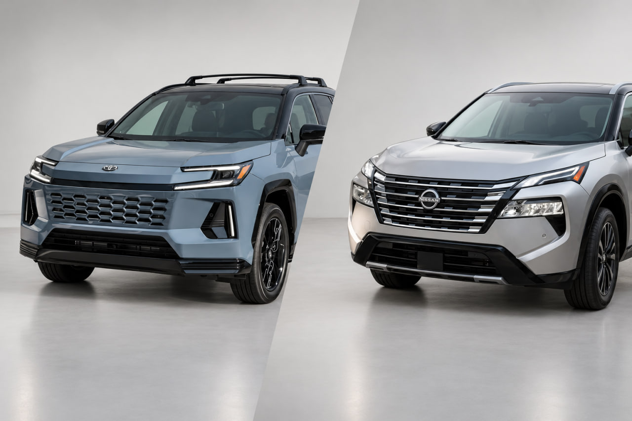 Nissan Rogue Hybrid 2027 vs Toyota RAV4 Hybrid 2026 : conso, specs, prix et lequel est meilleur