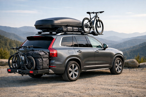 Que monter sur un Volvo XC90 pour le chargement de toit et les longs trajets