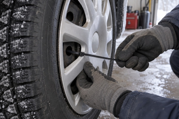 Enjoliveurs en hiver : tombent-ils dans la neige et comment les fixer ?