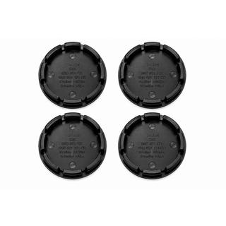 Caches-moyeux noirs pour jantes (56×52 mm, lot de 4) photo 2