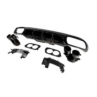 Diffuseur arrière avec embouts d’échappement E53-Design Black (pour Base) Mercedes E-class W213 2016-2023 photo 2