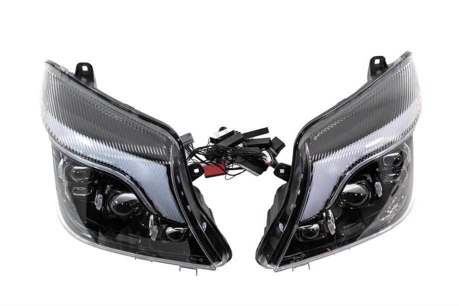 Mercedes Sprinter W906 2006–2018 Phares avant XENON to LED (2013-2018, 2 pcs) Photo 3