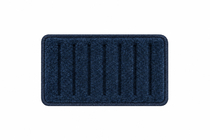 Renfort de talon en velours (bleu) photo 3