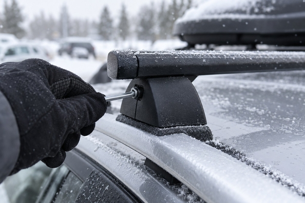 Barres de toit avant l’hiver : vérifier les fixations et la charge de neige du toit Photo 1