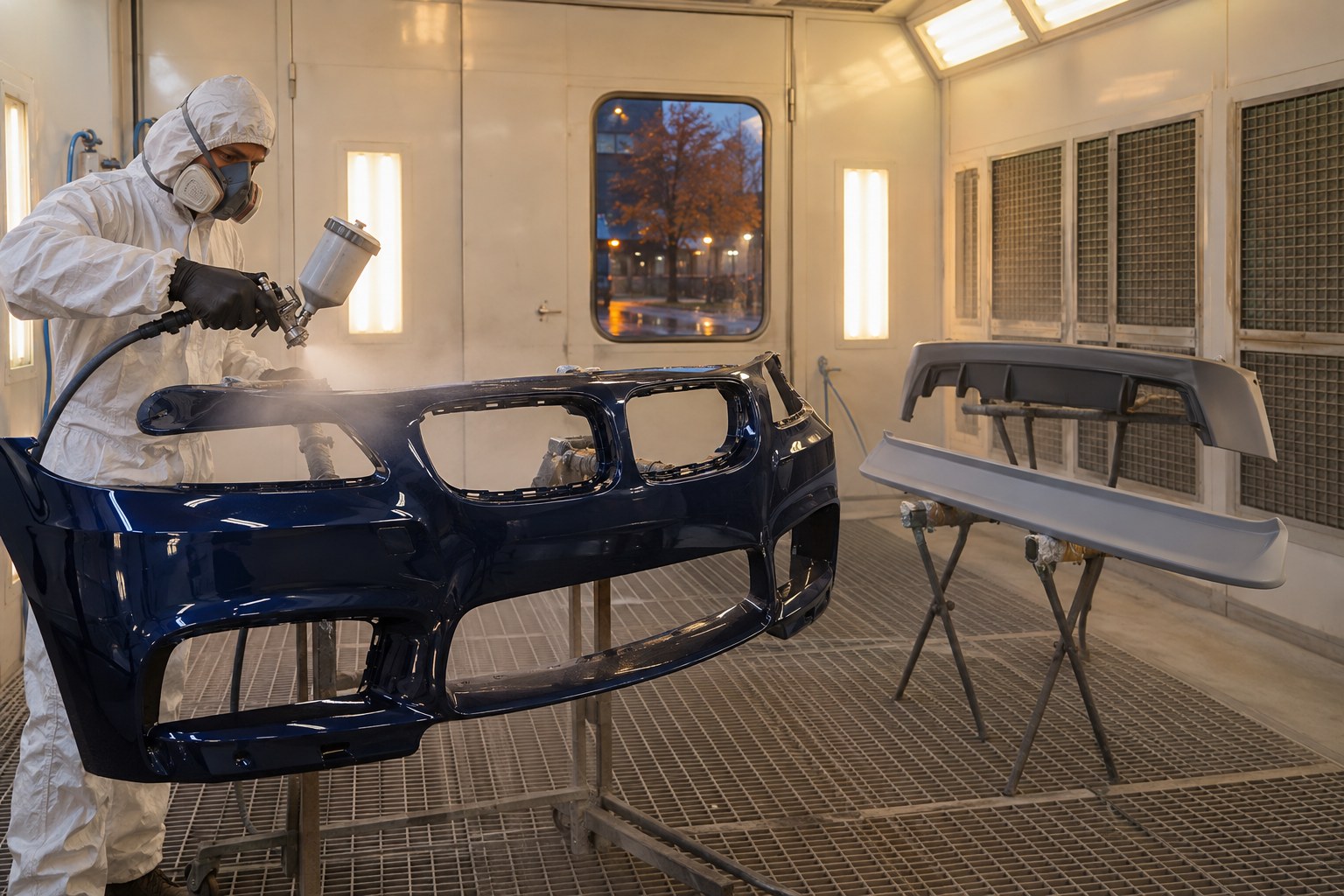 Peindre et poser un kit carrosserie en automne et hiver : température, séchage de l’apprêt et colle