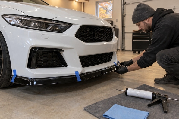 Peindre et poser un kit carrosserie en automne et hiver : température, séchage de l’apprêt et colle
