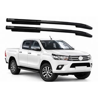 Rails de toit OEM noirs (aluminium) Toyota Hilux 2015-