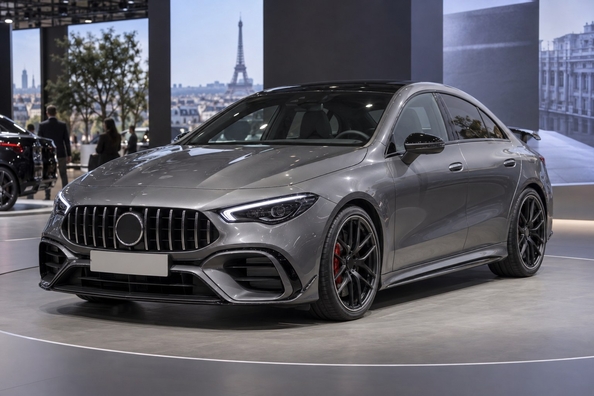 Mercedes-AMG CLA 45 : la berline sportive du nouveau CLA, dévoilée à Paris Photo 2