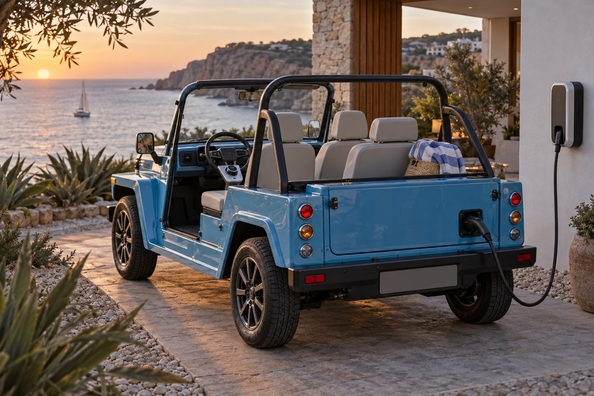 Electric MOKE nouvelle génération : l’électrique de plage à autonomie doublée