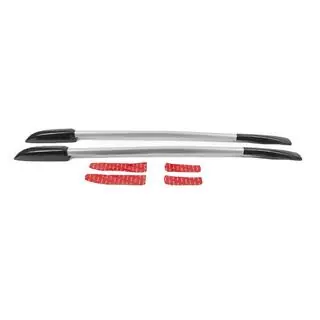Barres longitudinales de toit d’origine grises (aluminium, fixation par ruban adhésif double face) Nissan Qashqai 2010-2014 photo 1