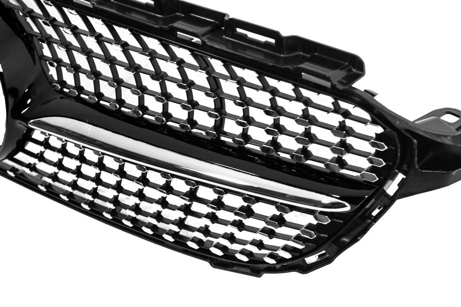 Mercedes C-class W205 2014-2021 Calandre avant Diamond Black (pour Avantgarde/AMG-Line/C43 AMG) 2014-2021, sans caméra Photo 4