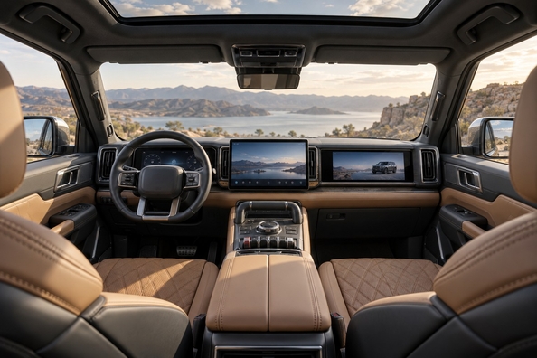 Denza B5 : le 4x4 de BYD Group pour l’Europe, un hybride face au Land Rover Defender Photo 1