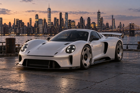 Porsche Mission S : supercar à moteur central au-dessus de la 911 — ce que Porsche a montré et ce que l’on sait du moteur Photo 2