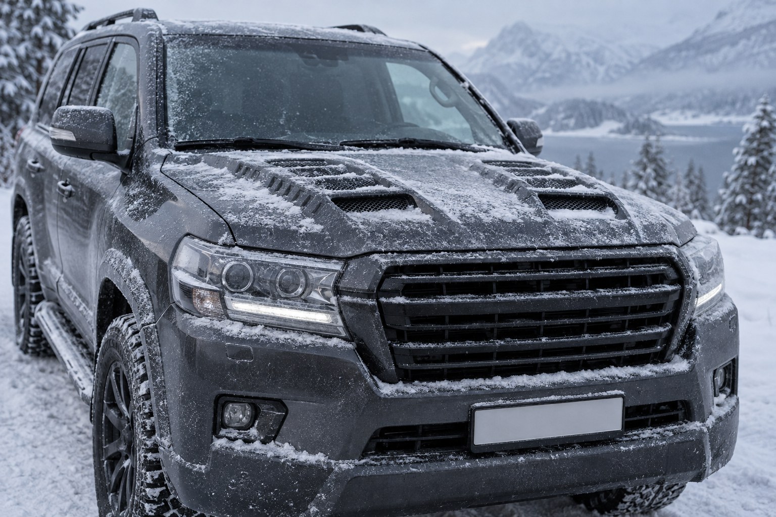 Capot tuning en hiver : serrure, câble, neige, condensation – à vérifier