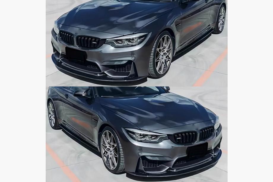 BMW 3 Series F30/F31 2012-2019 Lame avant V14 pour F80, Carbone Photo 2