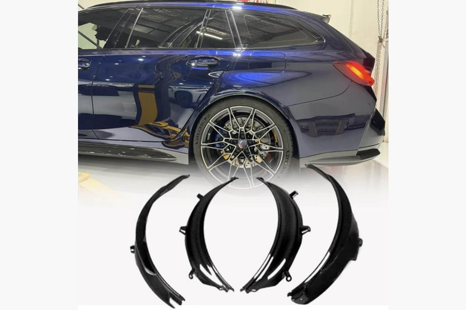 BMW 3 Series G20/G21 2018- Élargisseurs de passages de roue (pour G80/G81, carbone) Photo 1