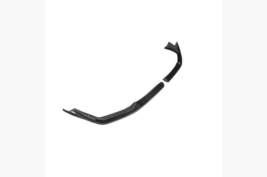 BMW X6 G06 2019–2027 Extensions de lèvre de pare-chocs avant Flap (pour F96 2018-2022, carbone) Photo 3
