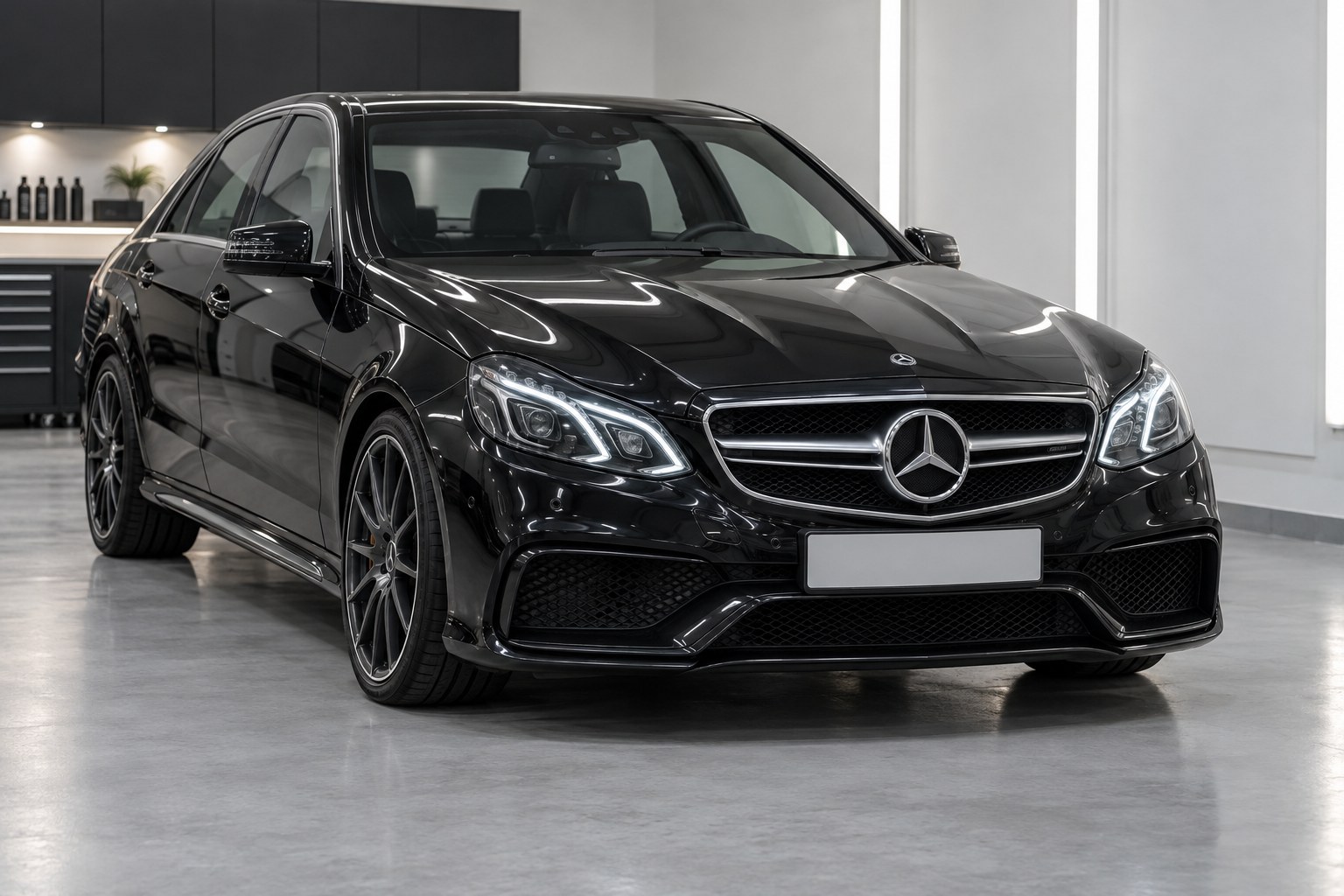 Mercedes E-Class W212 style E63 AMG 2016 ou W213 2024 : restylage intergénération – ce qui est inclus