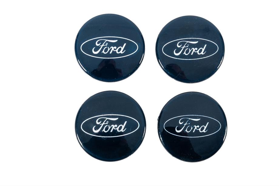Ford Caches-moyeux de jantes 53/51 mm bleu foncé (jeu de 4) Photo 1