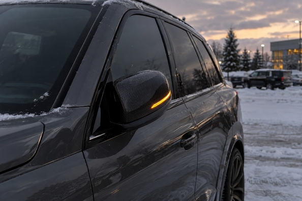 Coques de rétroviseurs style M et carbone en hiver : dégivrage, rabattement électrique et glace – points à vérifier