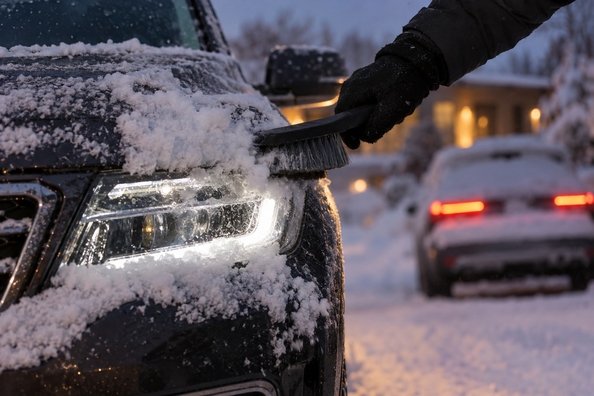 Les phares LED ne font pas fondre la neige : pourquoi ils givrent
