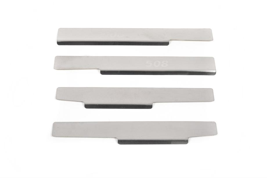 Peugeot 508 2010-2018 Seuils de Porte NataNika Standard (4 pcs, Inox) Photo 1