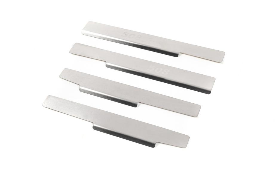 Peugeot 508 2010-2018 Seuils de Porte NataNika Standard (4 pcs, Inox) Photo 2