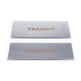 Seuils de porte intérieurs Carmos V1 (2 pcs, inox) Ford Transit 2000–2014 photo 2