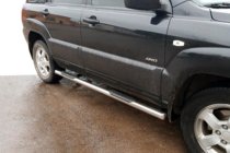Kia Sportage 2004-2010 Tubes Latéraux (2 pcs, Inox) photo 4