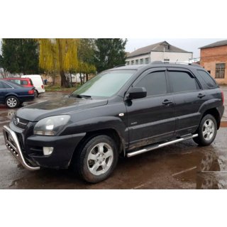 Tubes Latéraux (2 pcs, Inox) Kia Sportage 2004-2010 photo 1