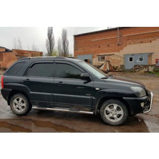 Tubes Latéraux (2 pcs, Inox) Kia Sportage 2004-2010 photo 2