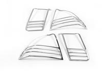 Honda Civic Sedan VII 2001-2006 Caches Feux Arriere Chromes (2 pcs, plastique) photo 3