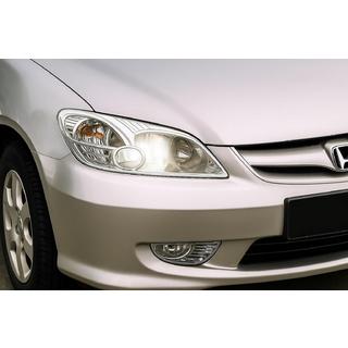 Couvre-phares Chromes (2 pcs, plastique) Honda Civic Sedan VII 2001-2006 photo 1