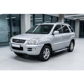 Marchepieds Latéraux Allmond Grey (2 pcs, Aluminium) Kia Sportage 2004-2010 photo 1