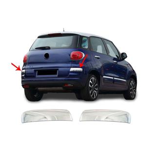 Protections d'angles de pare-chocs arrière en acier inox pour 500L 2018+ (2 pcs) photo 1