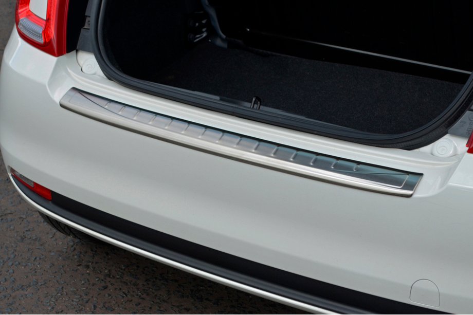 Fiat 500/500L 2013-2022 Protection de pare-chocs arrière 3D/Cabrio (OmsaLine, inox) Photo 2