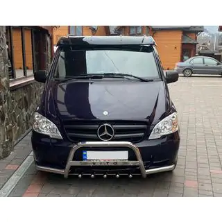 Casquette de pare-brise (noir brillant, 5mm) Mercedes Vito W639 2004-2014 photo 4
