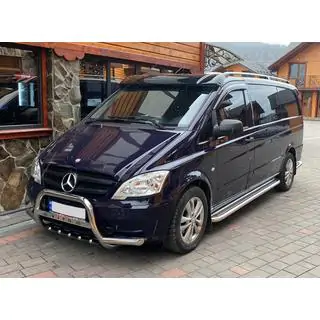 Casquette de pare-brise (noir brillant, 5mm) Mercedes Vito W639 2004-2014 photo 3