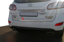 Hyundai Santa Fe 2 2006-2012 Baguette de coffre inox photo 1