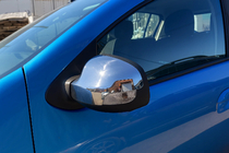 Renault Logan II 2013-2022 Coques de Rétroviseurs (2 pcs, Inox) photo 2