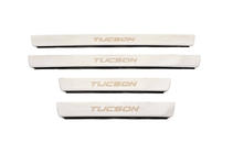 Hyundai Tucson JM 2004- Seuils de porte inox Carmos (4 pcs) photo 1
