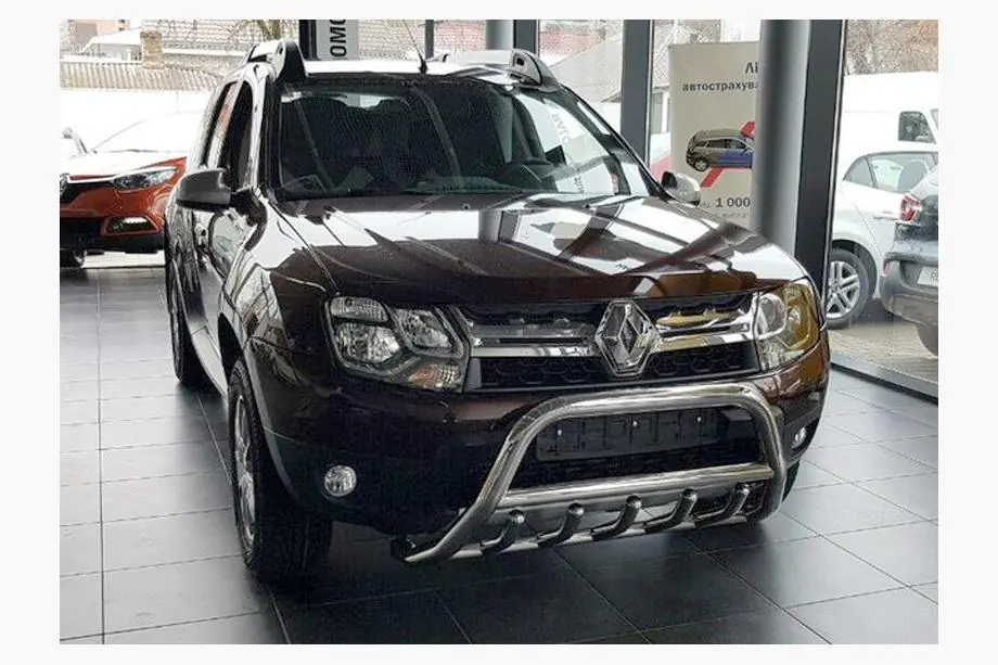 Dacia Duster 2008-2018 Pare-buffle sans inscription WT003 (inox) Photo 6