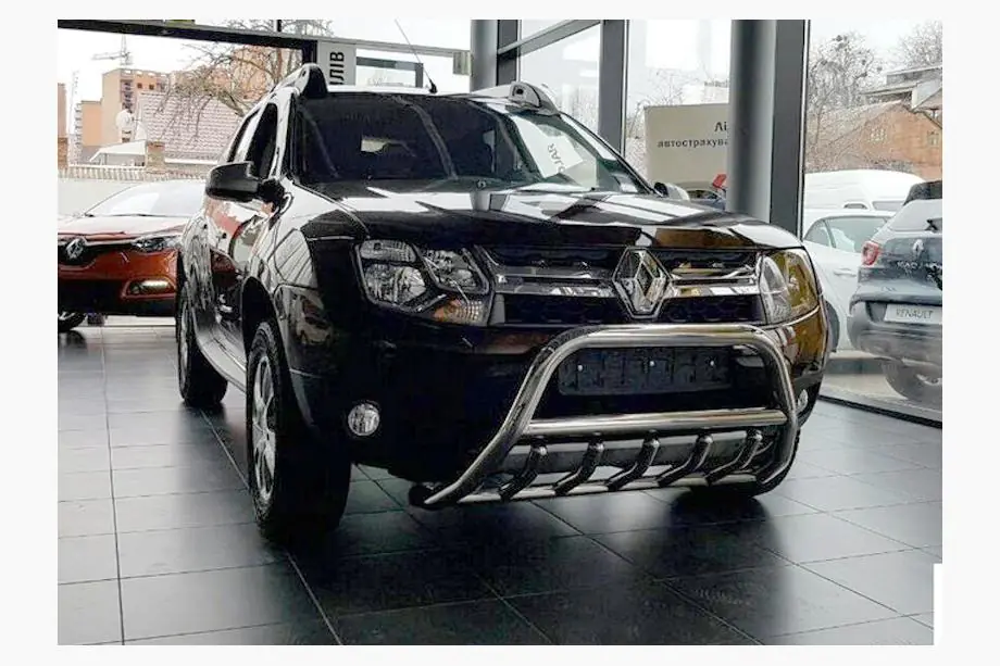 Dacia Duster 2008-2018 Pare-buffle sans inscription WT003 (inox) Photo 9