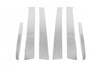 Kia Sorento I BL 2002-2009 Couvre montants chromés (6 pcs, inox) photo 2